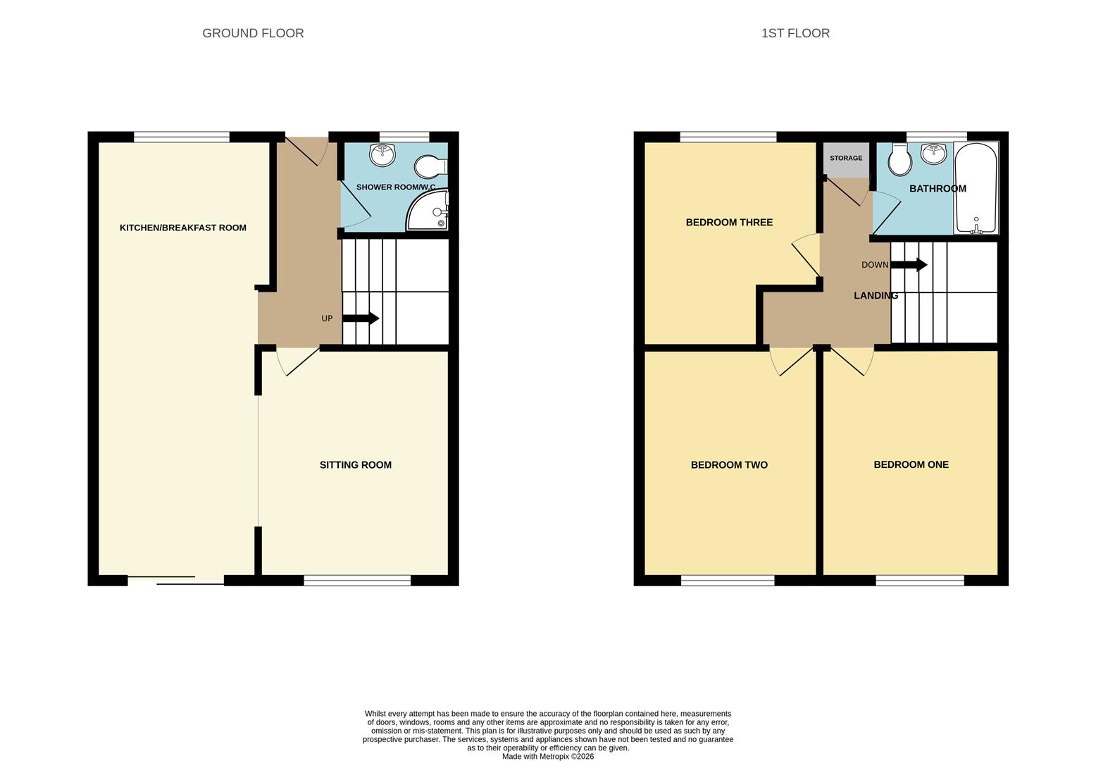 52, Churncote, Telford floorplan