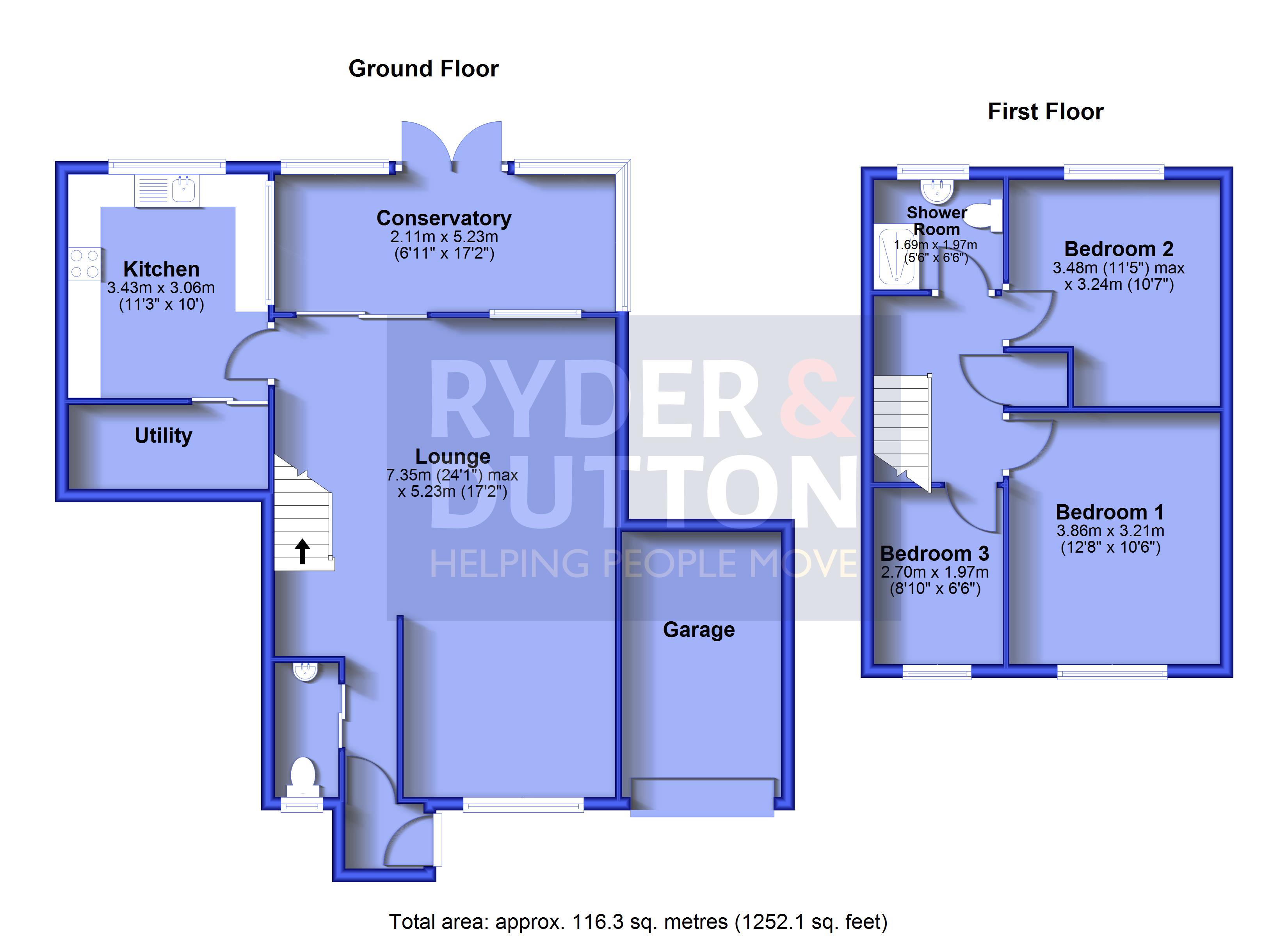 28, Holcombe View Close, Oldham floorplan