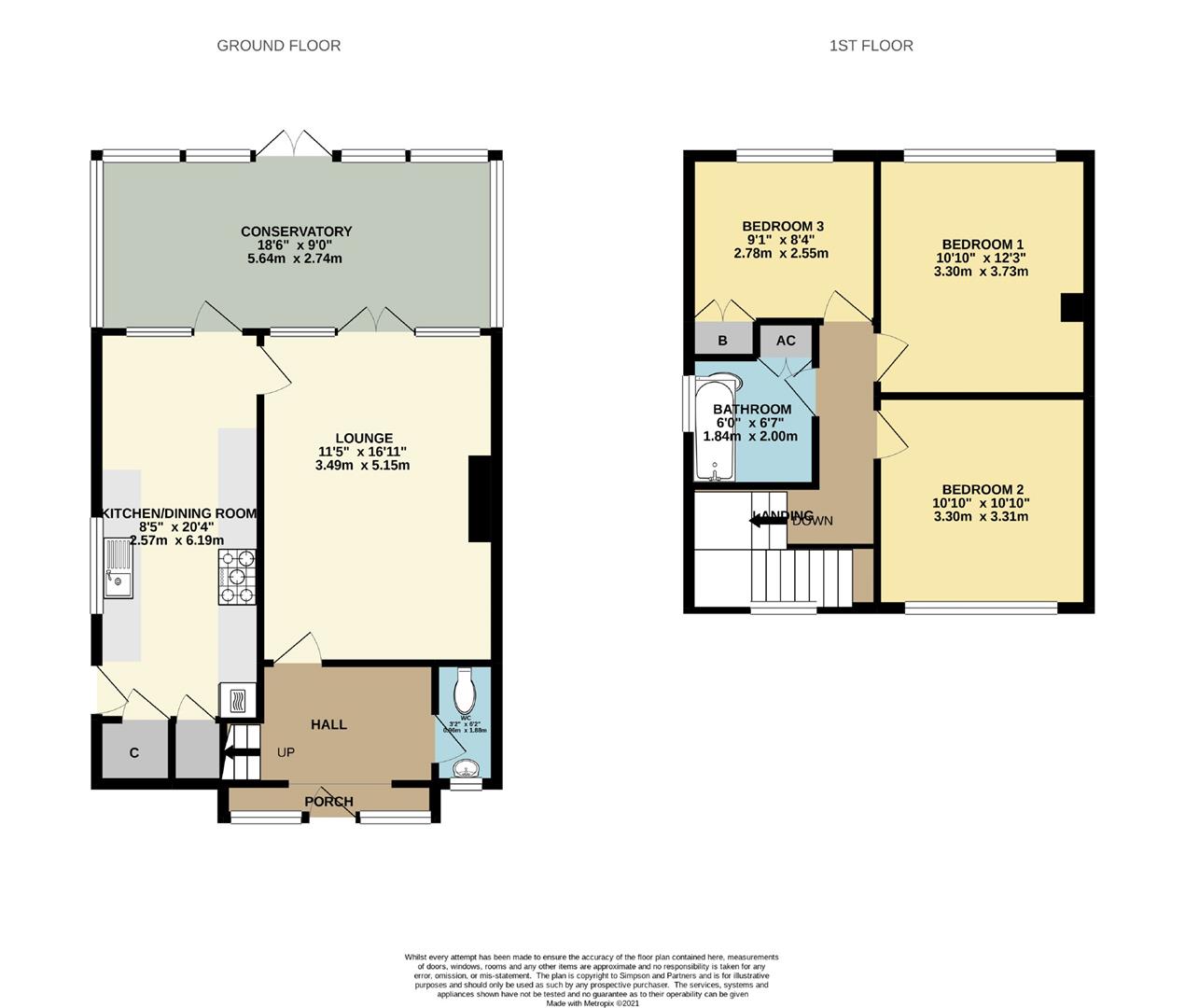 27, West Furlong, Kettering floorplan
