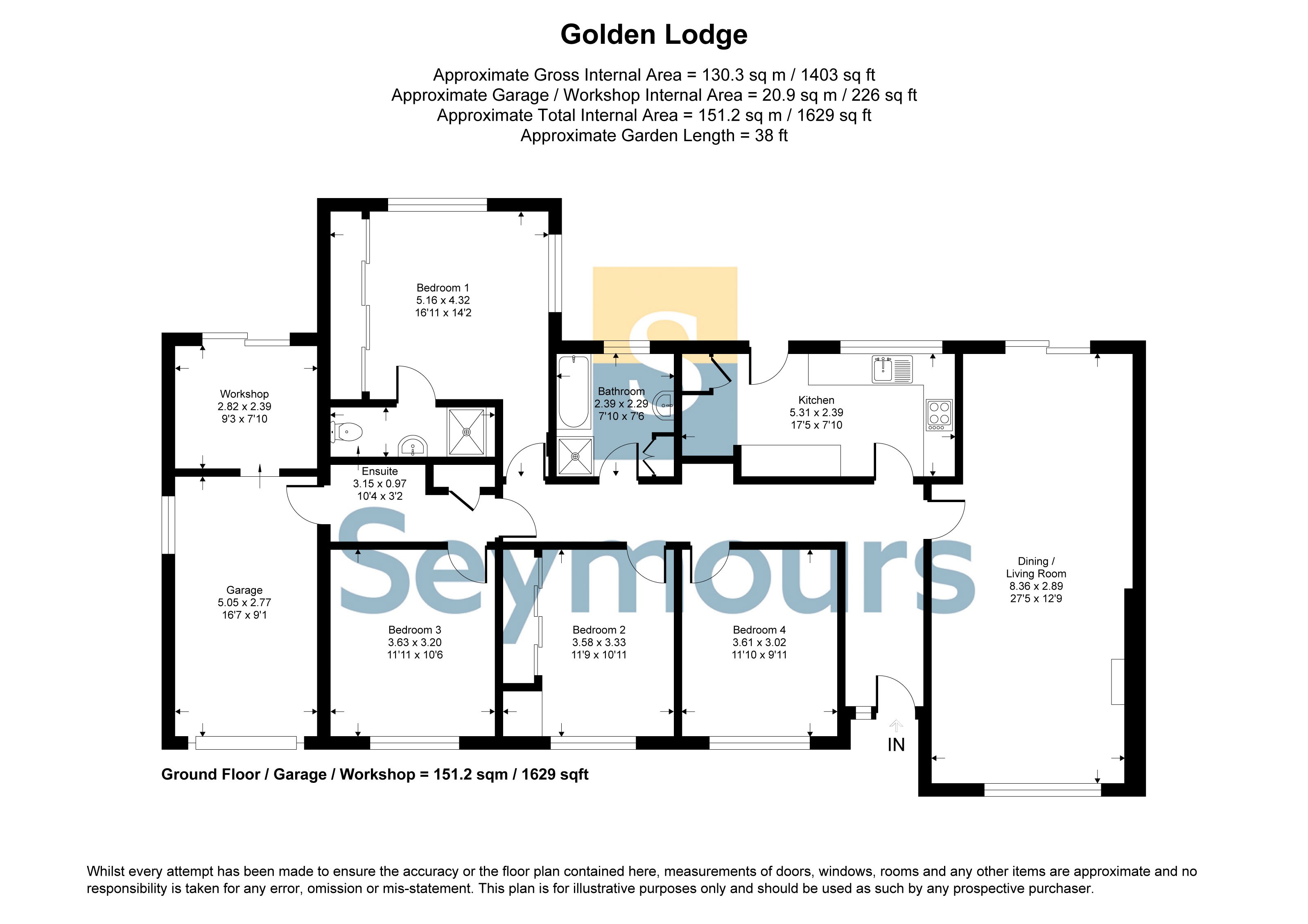 Golden Lodge,, Horton Road, Surrey floorplan