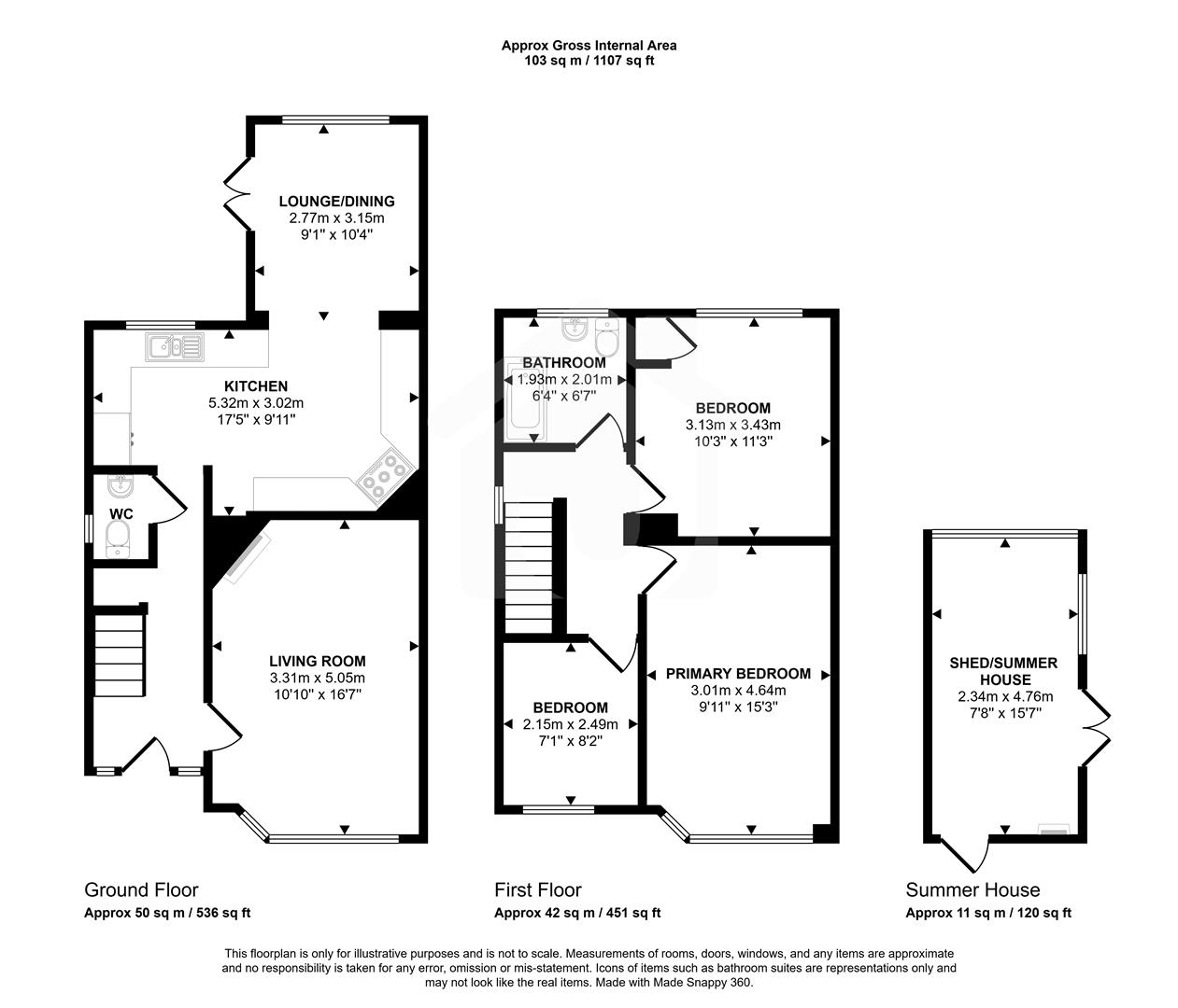 69a, Main Street, Kirby Muxloe floorplan