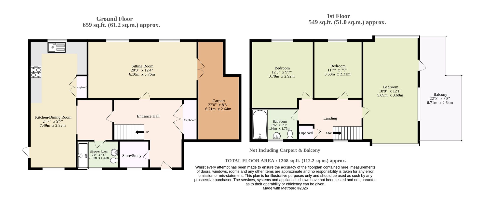 73 Lower Street, Norwich floorplan