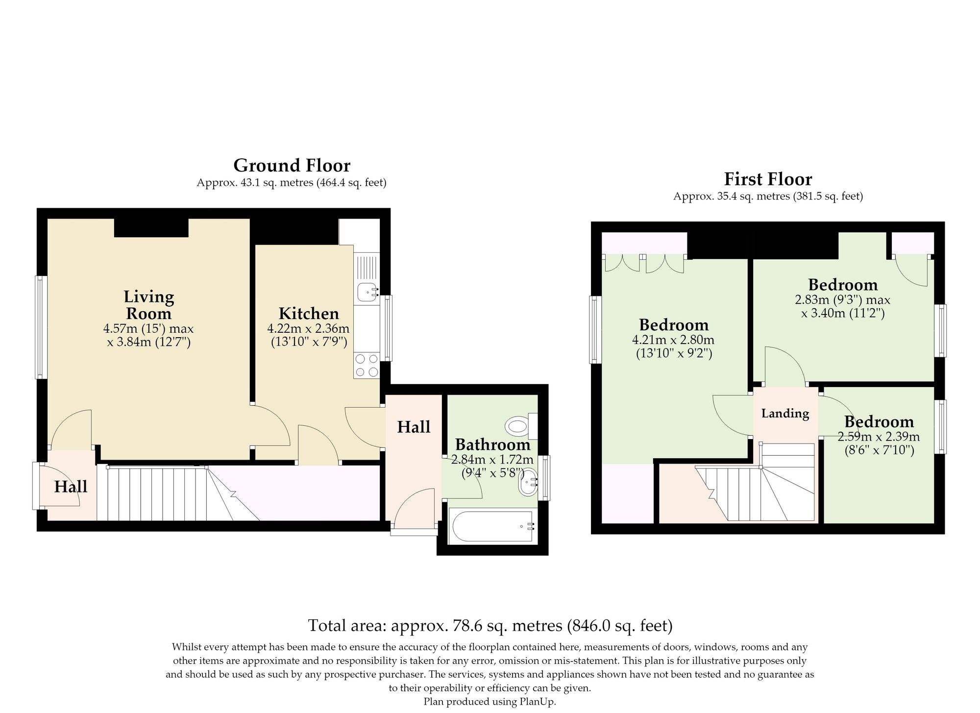 4 High Road, Diss floorplan
