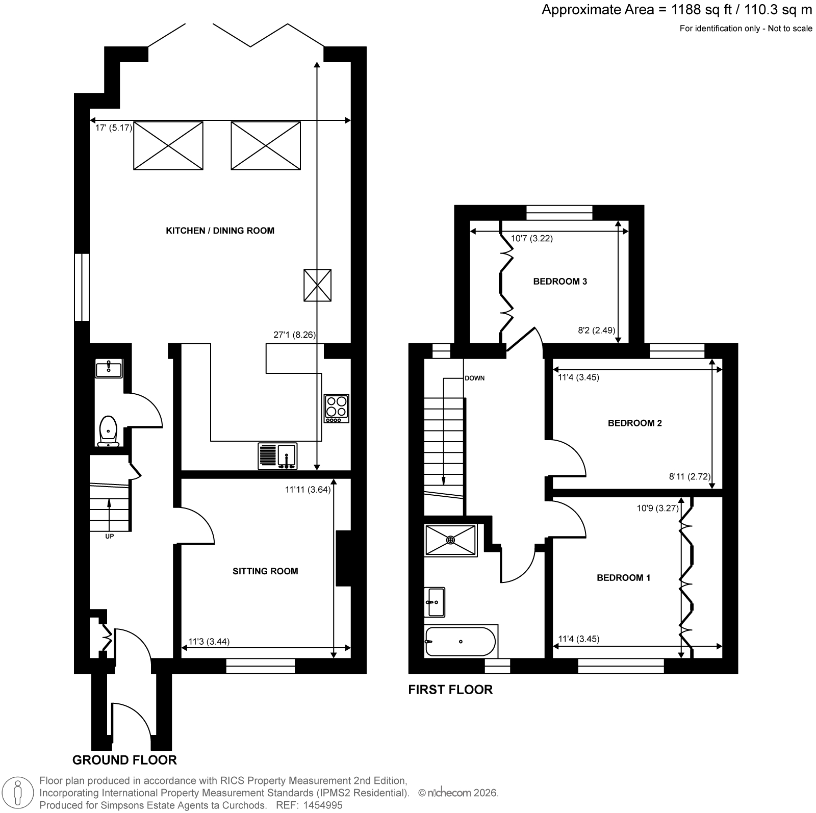 73, Summer Road, Thames Ditton floorplan
