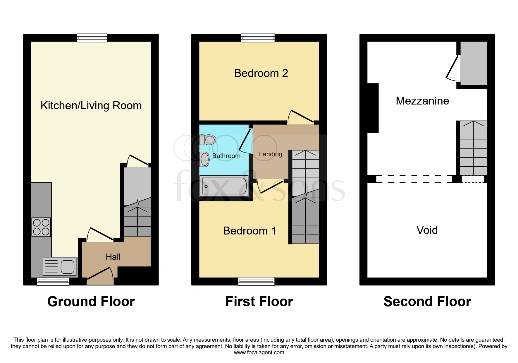 2, Miltons Mews, West Street, Axminster floorplan