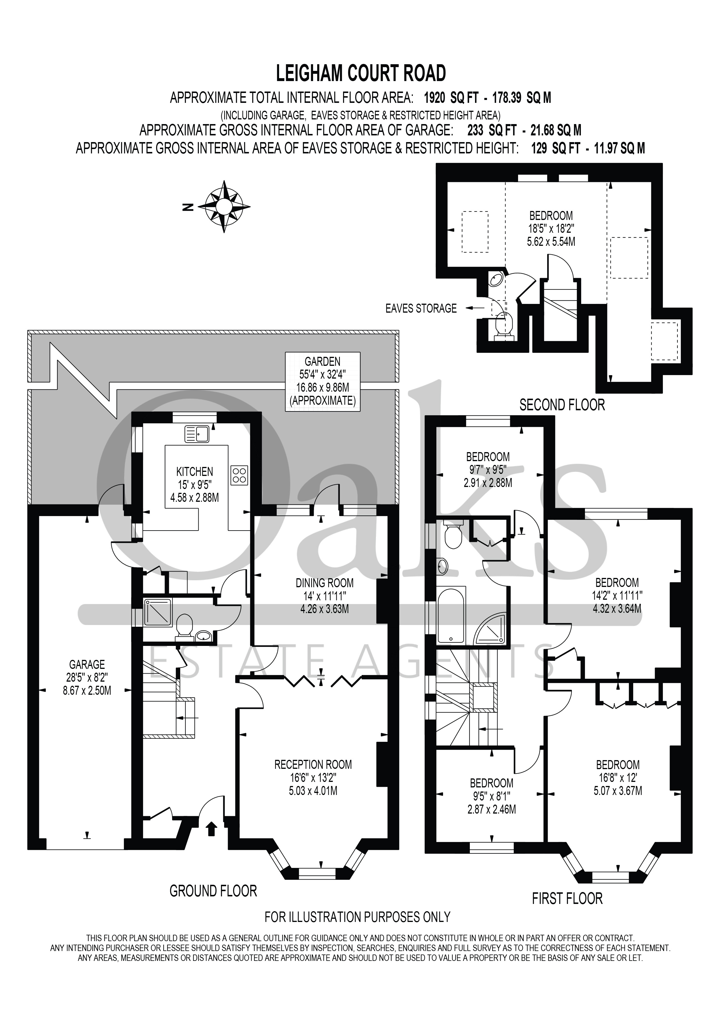 297, Leigham Court Road, London floorplan