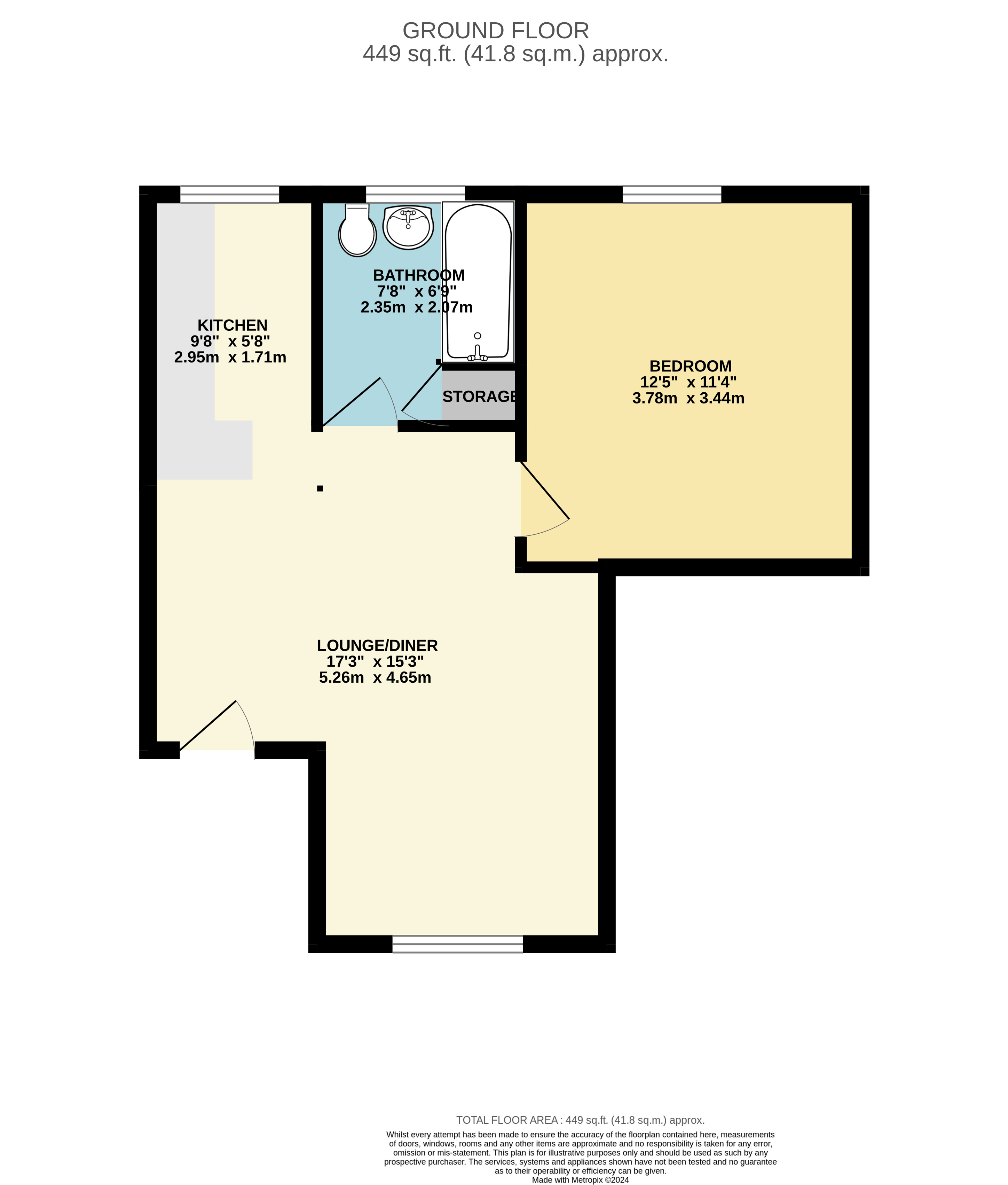 Flat C, Chapel Court,, Chapel Street, Cheshire floorplan