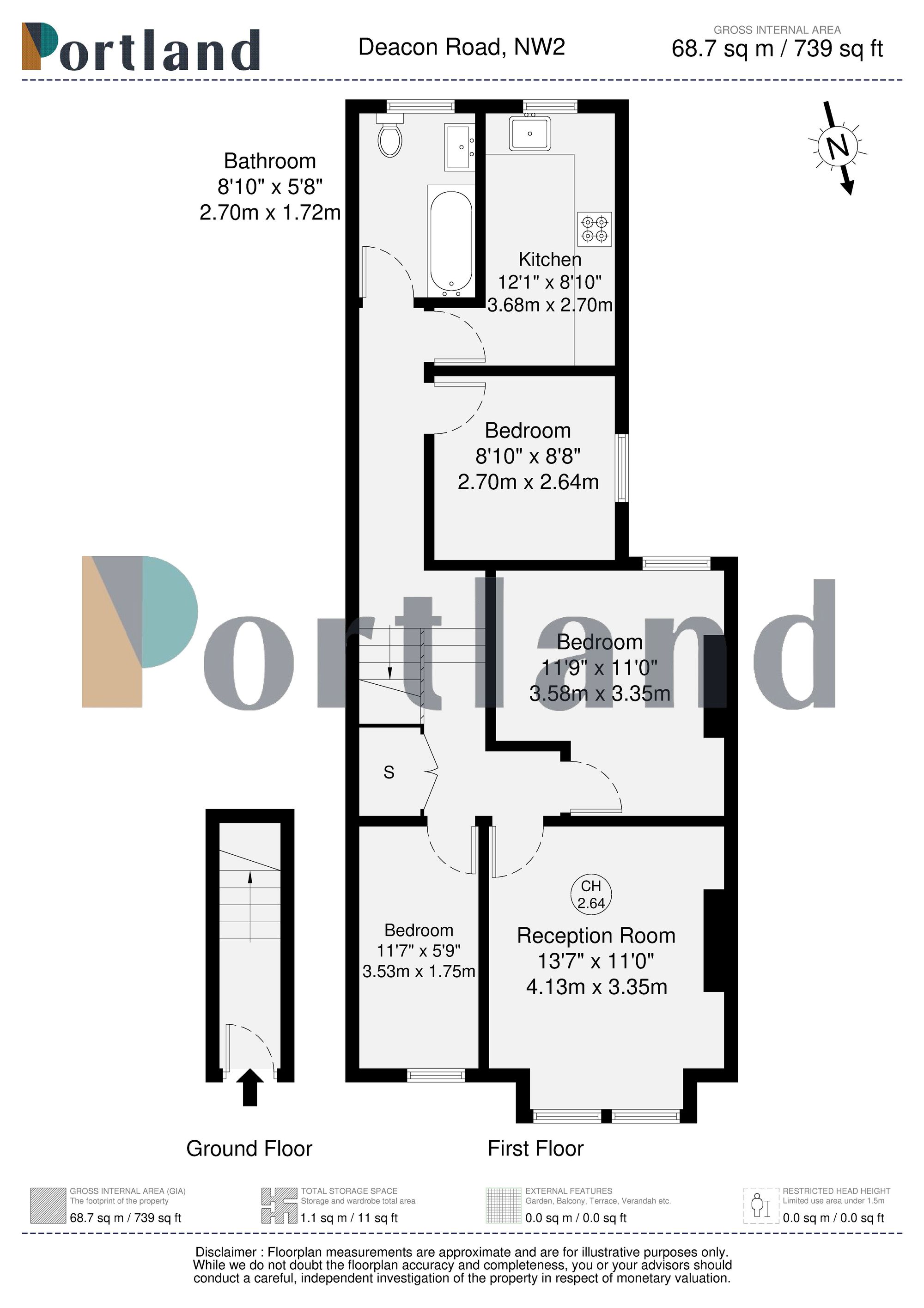 109a Deacon Road, London floorplan