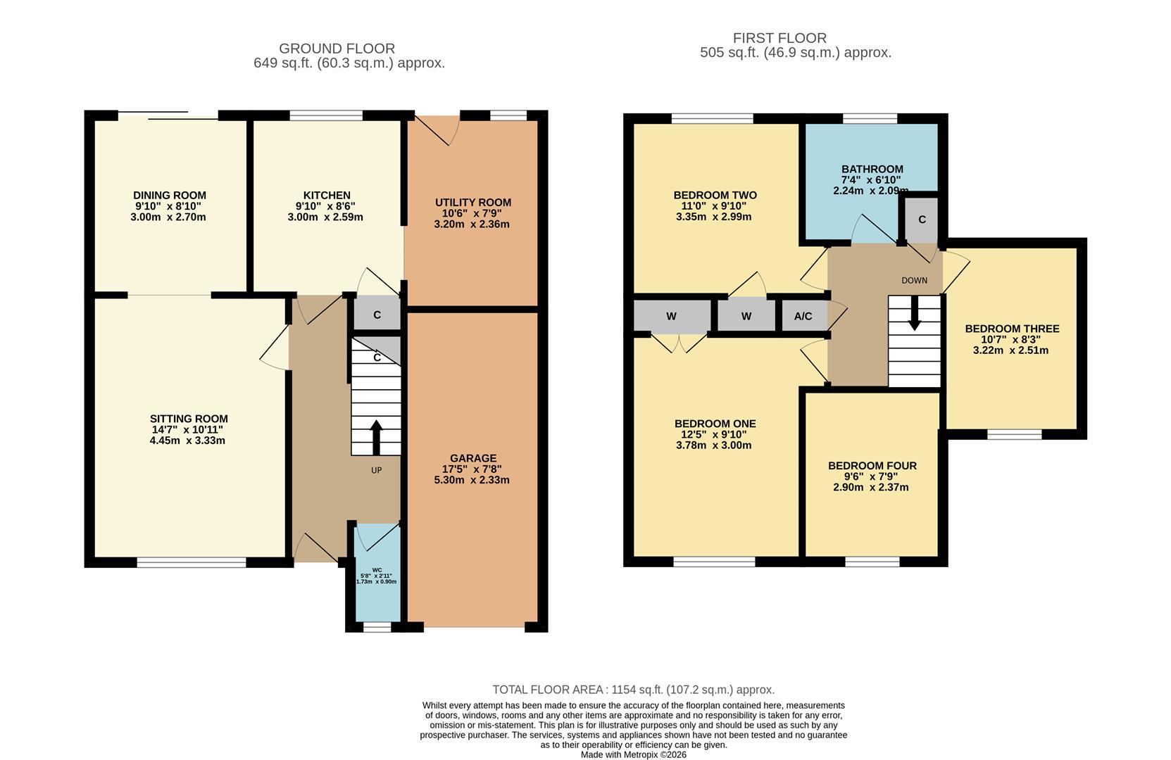 31, Coniston Road, Chippenham floorplan