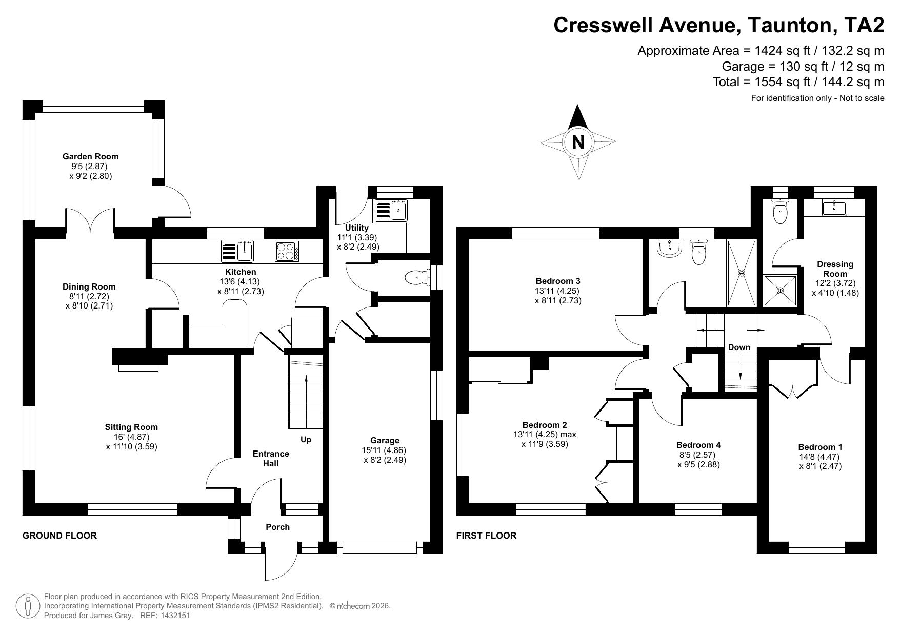 23, Cresswell Avenue, Taunton floorplan