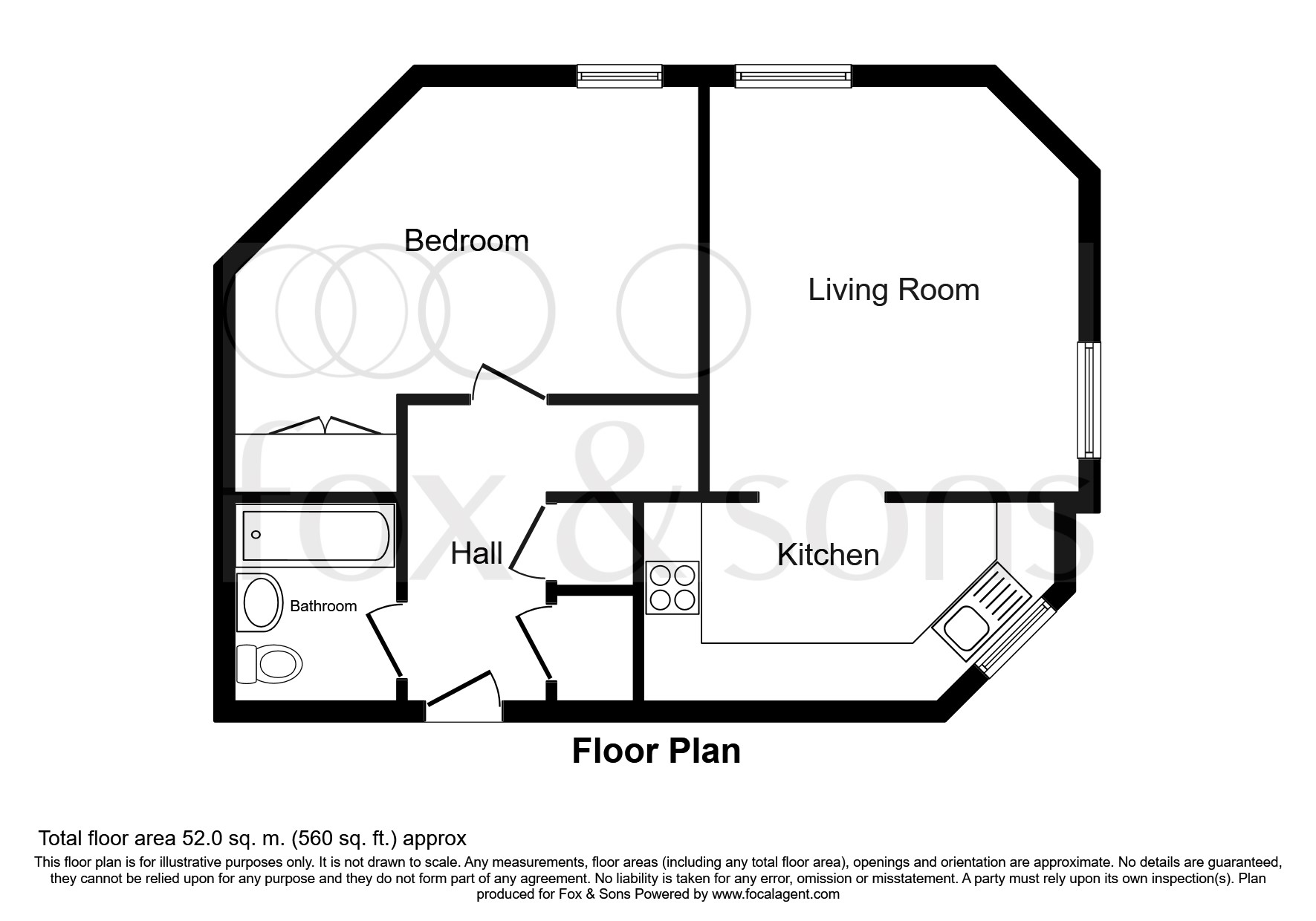 1 Bedrooms Flat for sale in Davigdor Road, Hove BN3