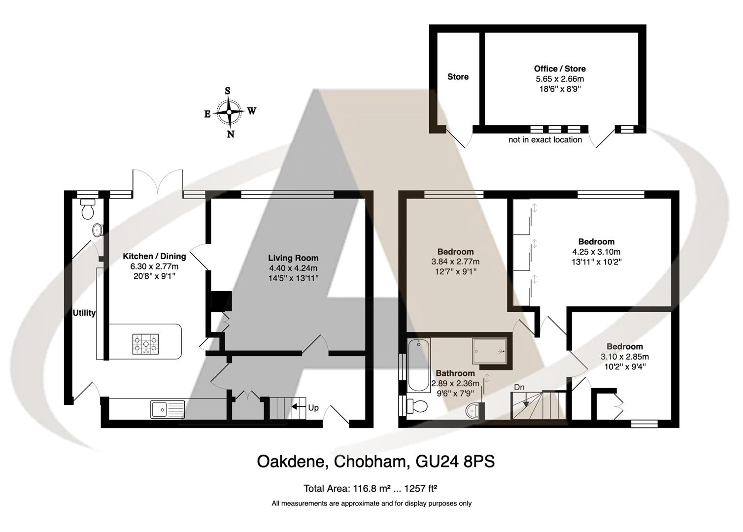 6, Oakdene, Chobham floorplan