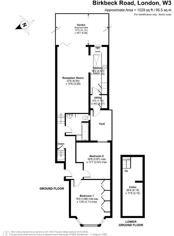 28a, Birkbeck Road, London floorplan