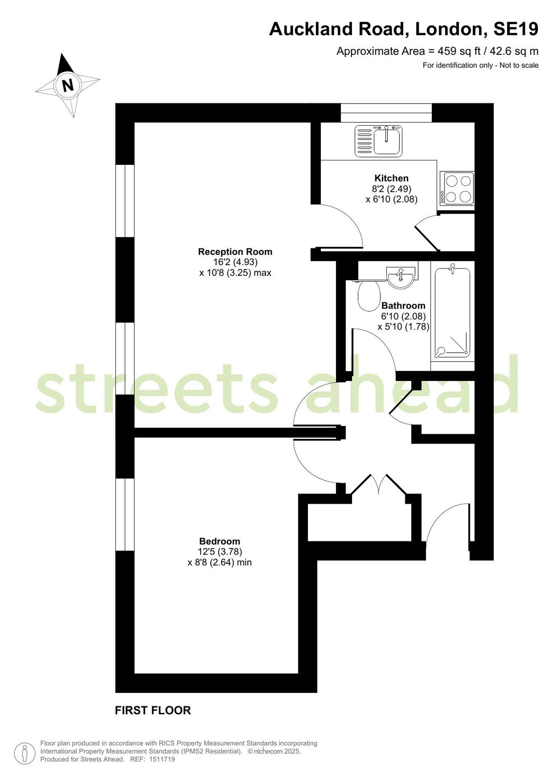 Flat 5, Aspen Court, 88, Auckland Road, London floorplan