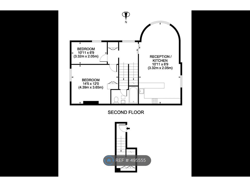 2 Bedrooms Flat to rent in London, London N1