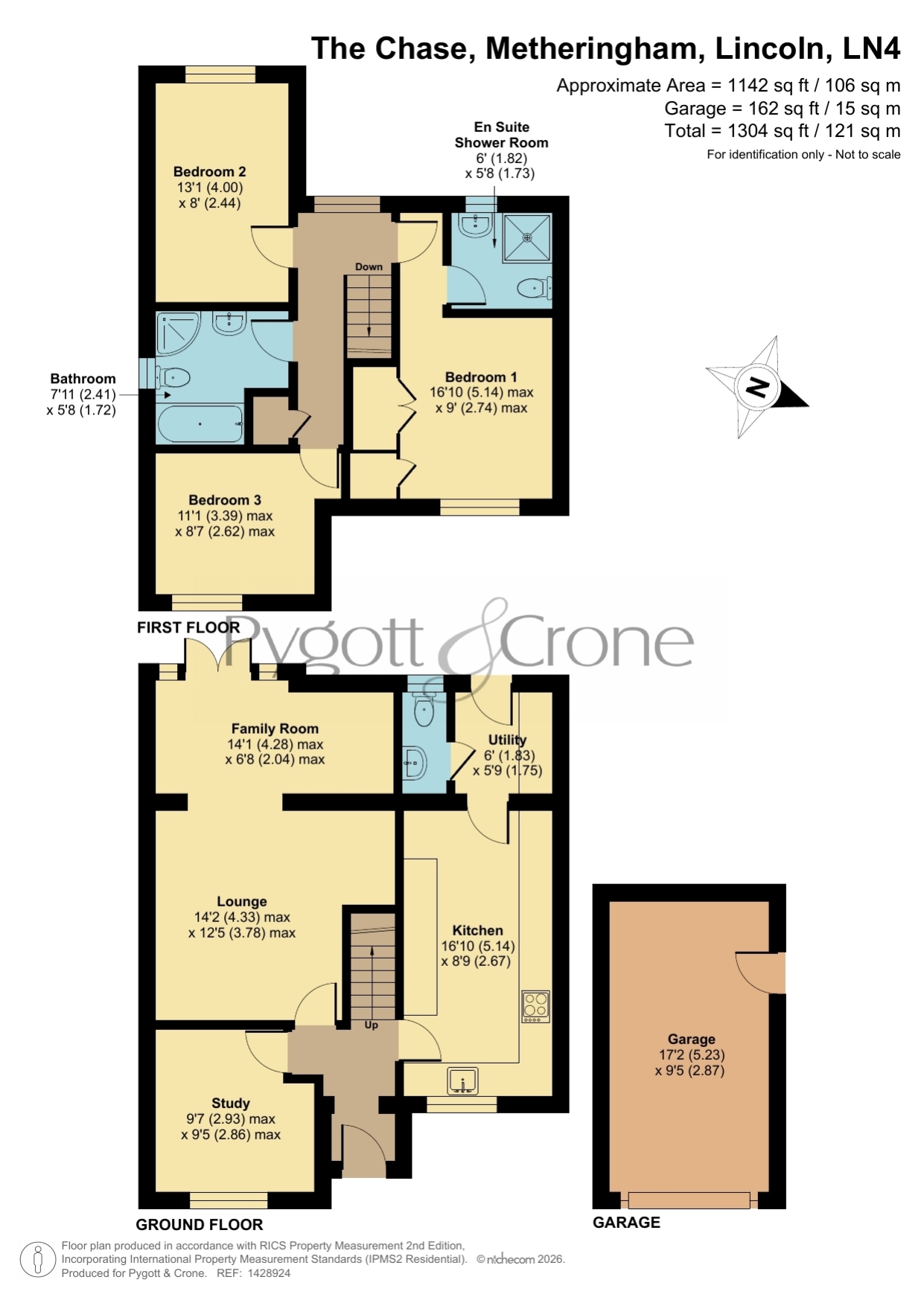 17, The Chase, Metheringham floorplan