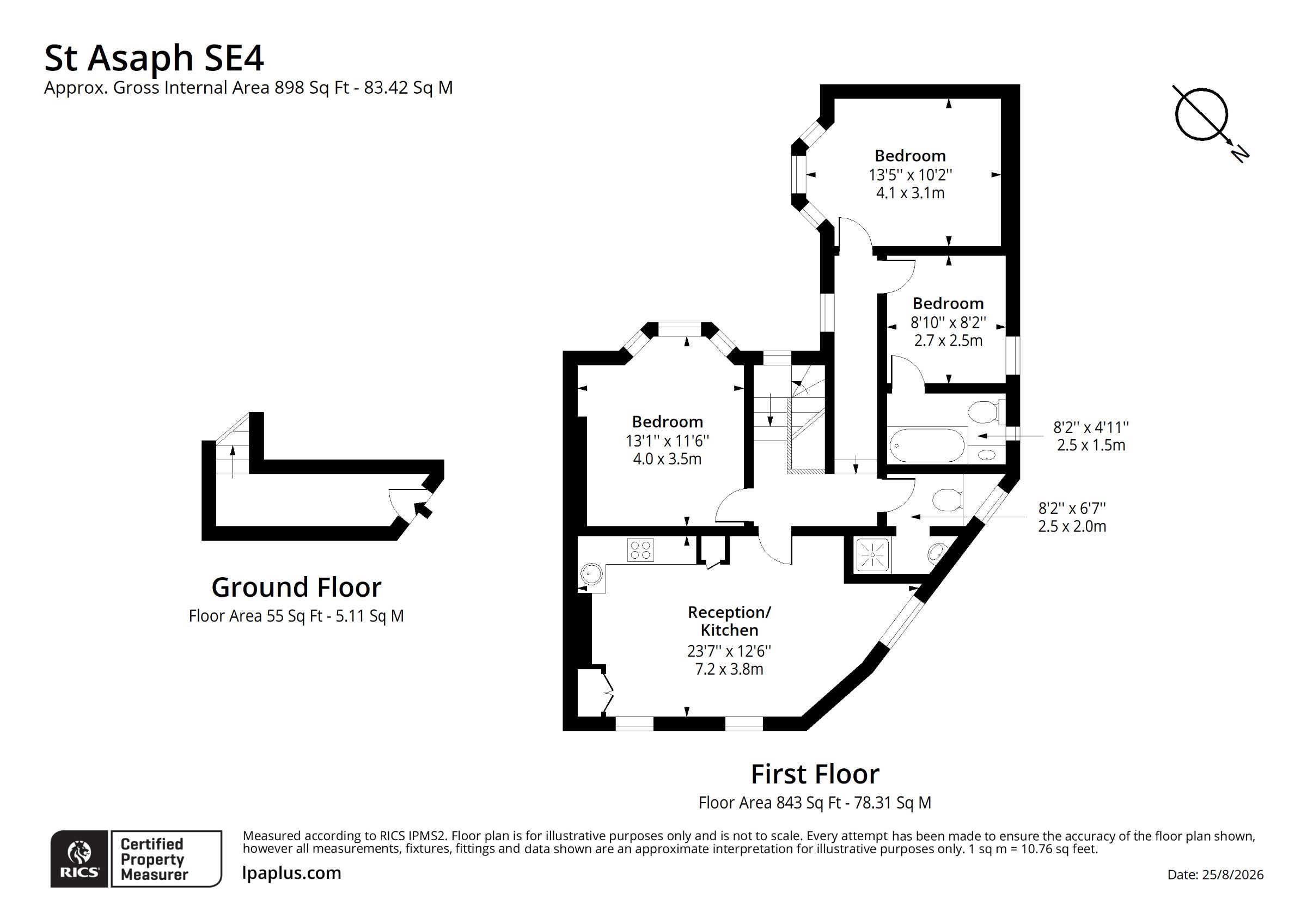 Flat 2, London floorplan