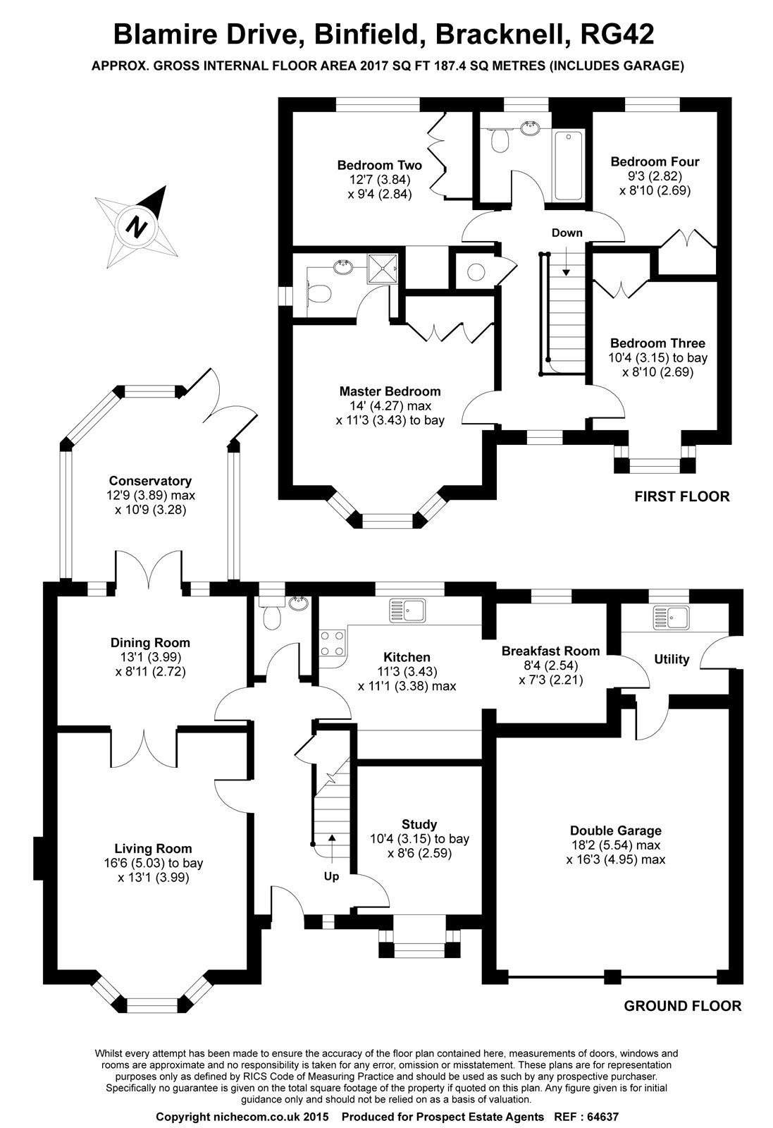 8, Blamire Drive, Binfield floorplan