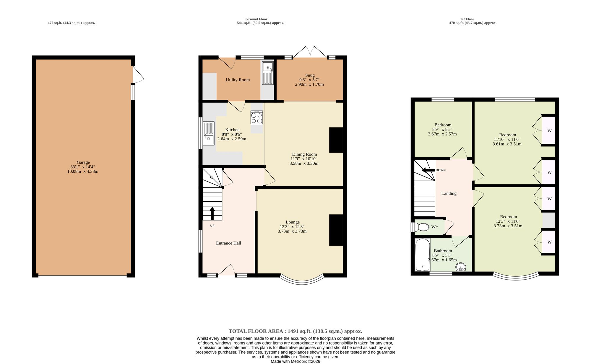 80 Beatty Road, Great Yarmouth floorplan