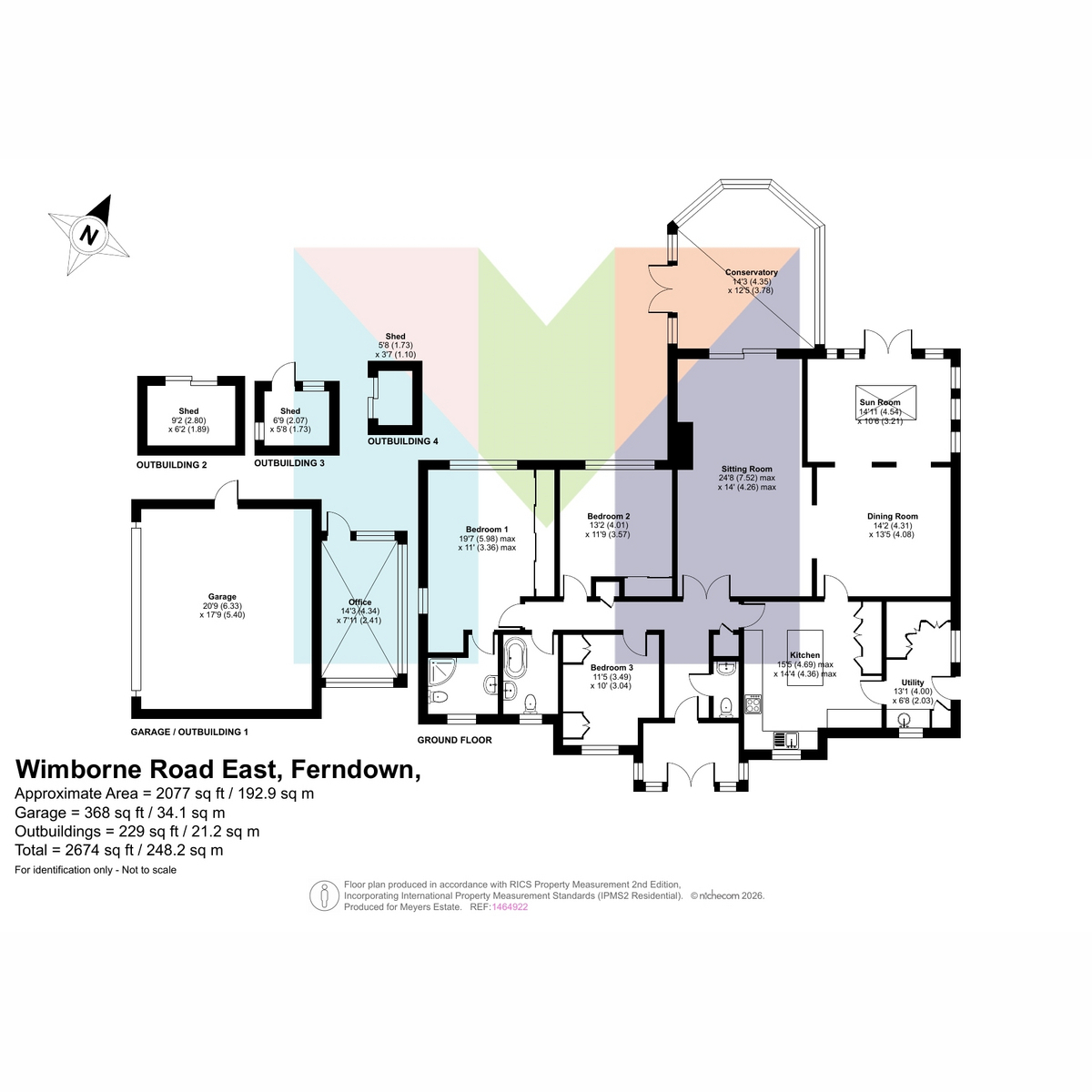 571a, Wimborne Road East, Ferndown floorplan