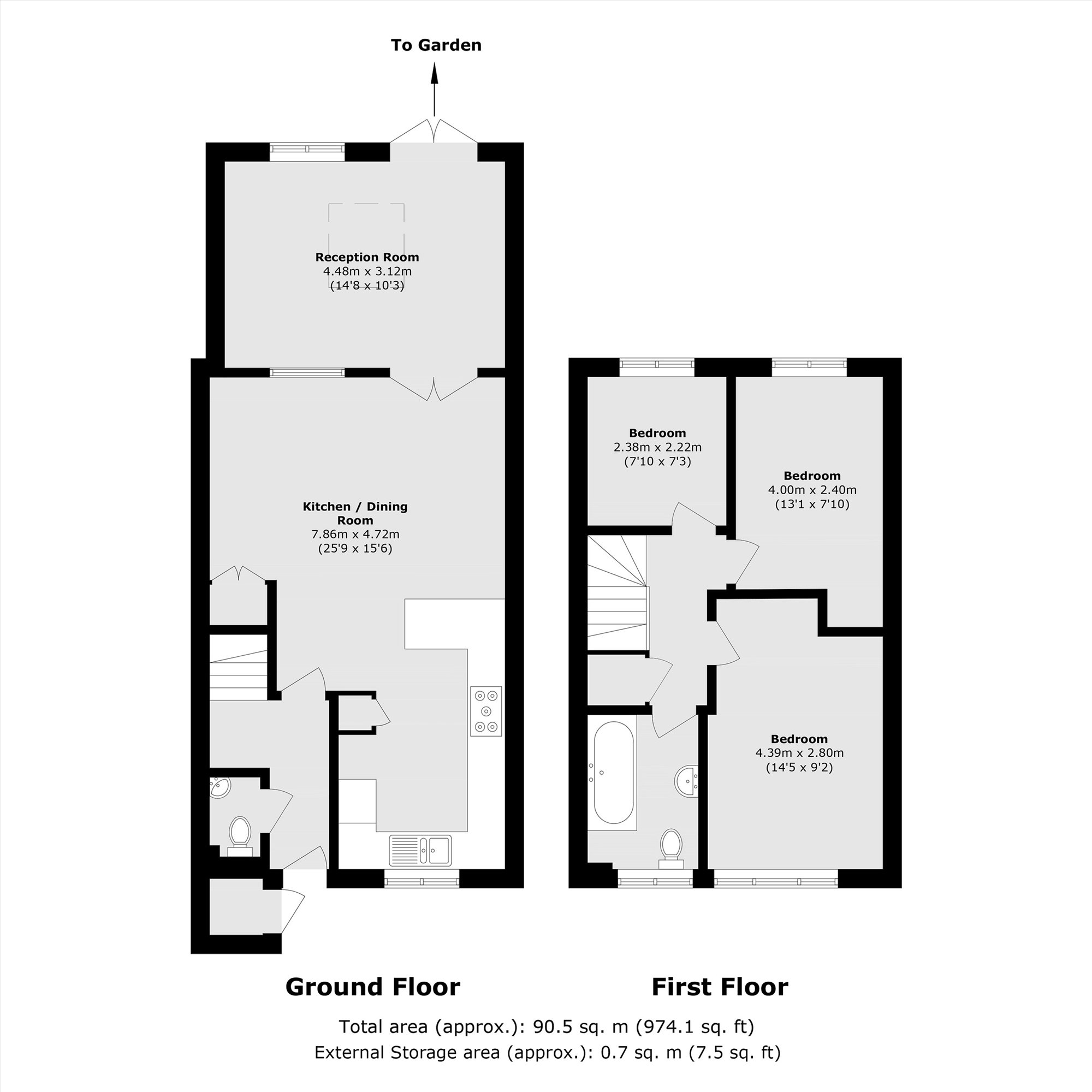 180, Ashbourne Road, Mitcham floorplan