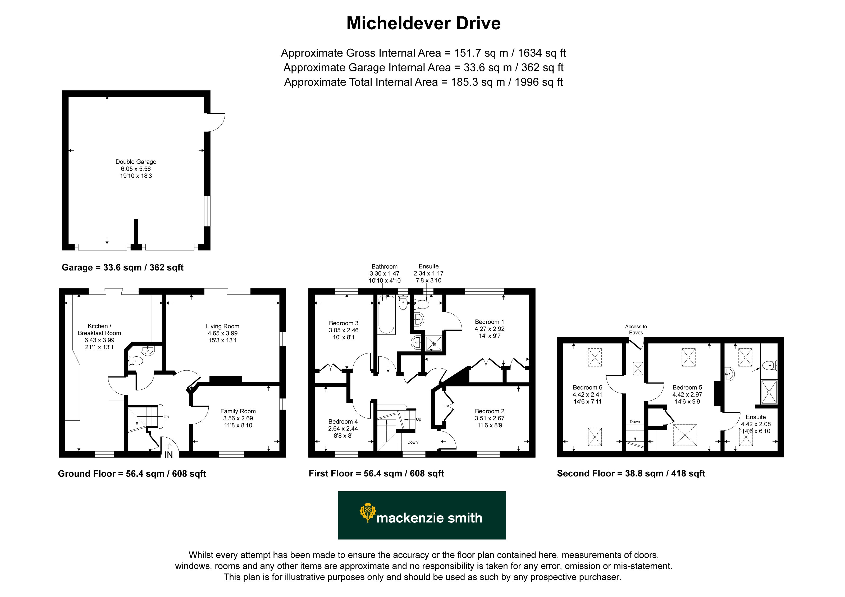 2, Micheldever Drive, Hampshire floorplan