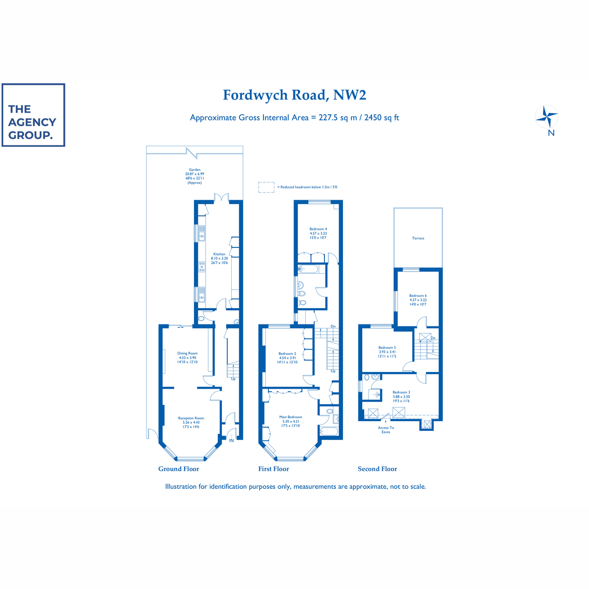 Fordwych Road, London floorplan