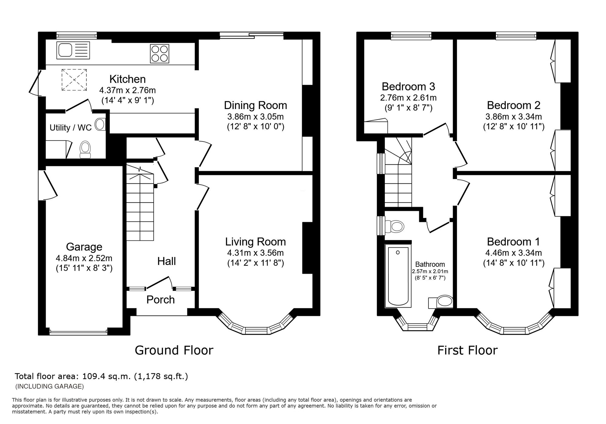 90 Highdown, Worcester Park floorplan