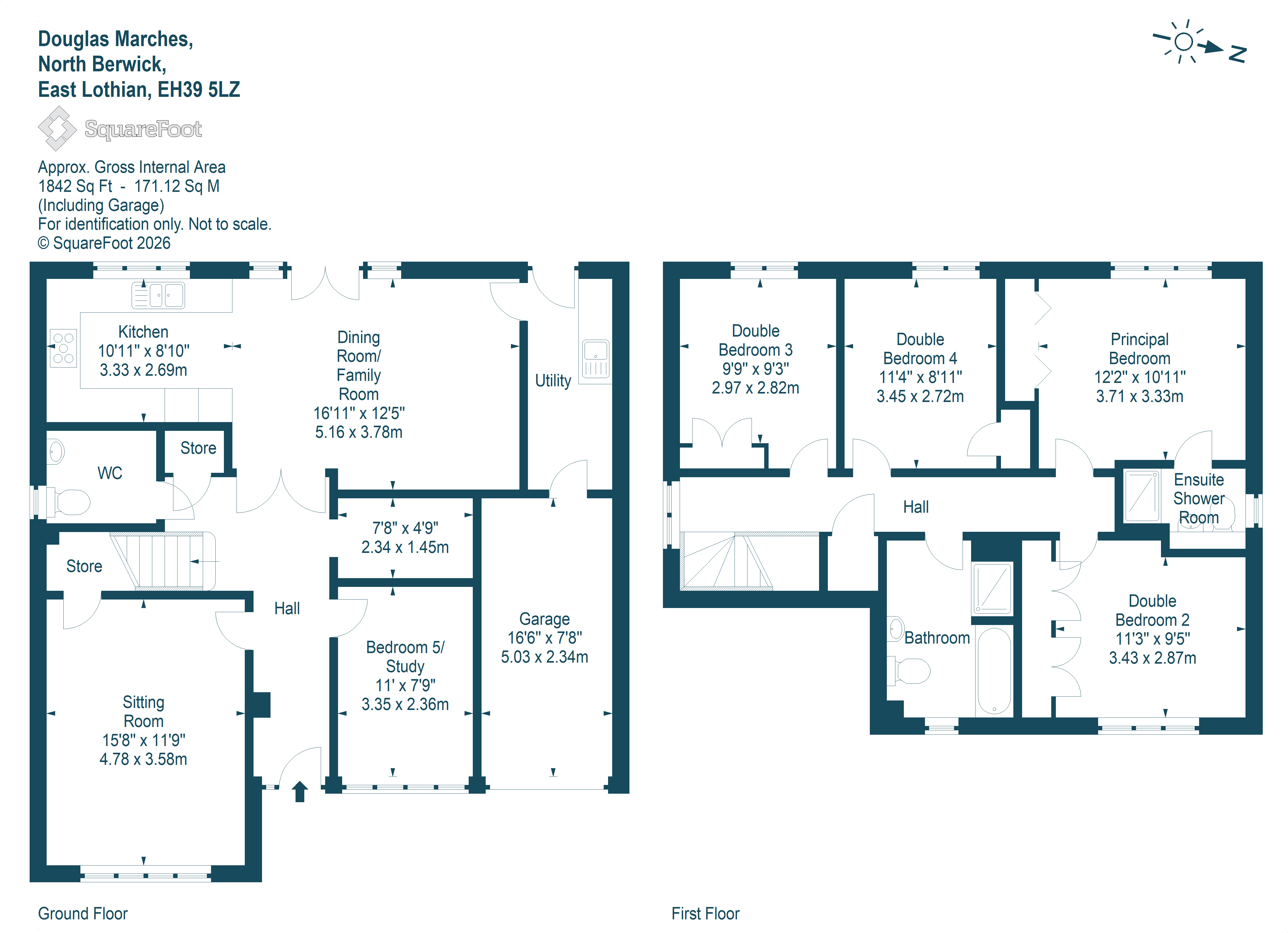 26, Douglas Marches, North Berwick floorplan