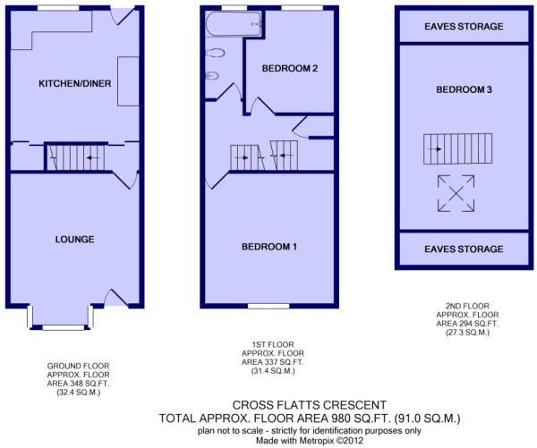3 Bedrooms Terraced house for sale in Cross Flatts Crescent, Beeston, Leeds LS11