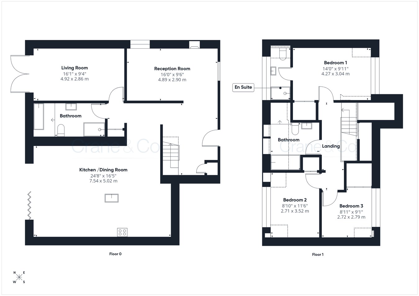The Down, Old Road, Magham Down floorplan
