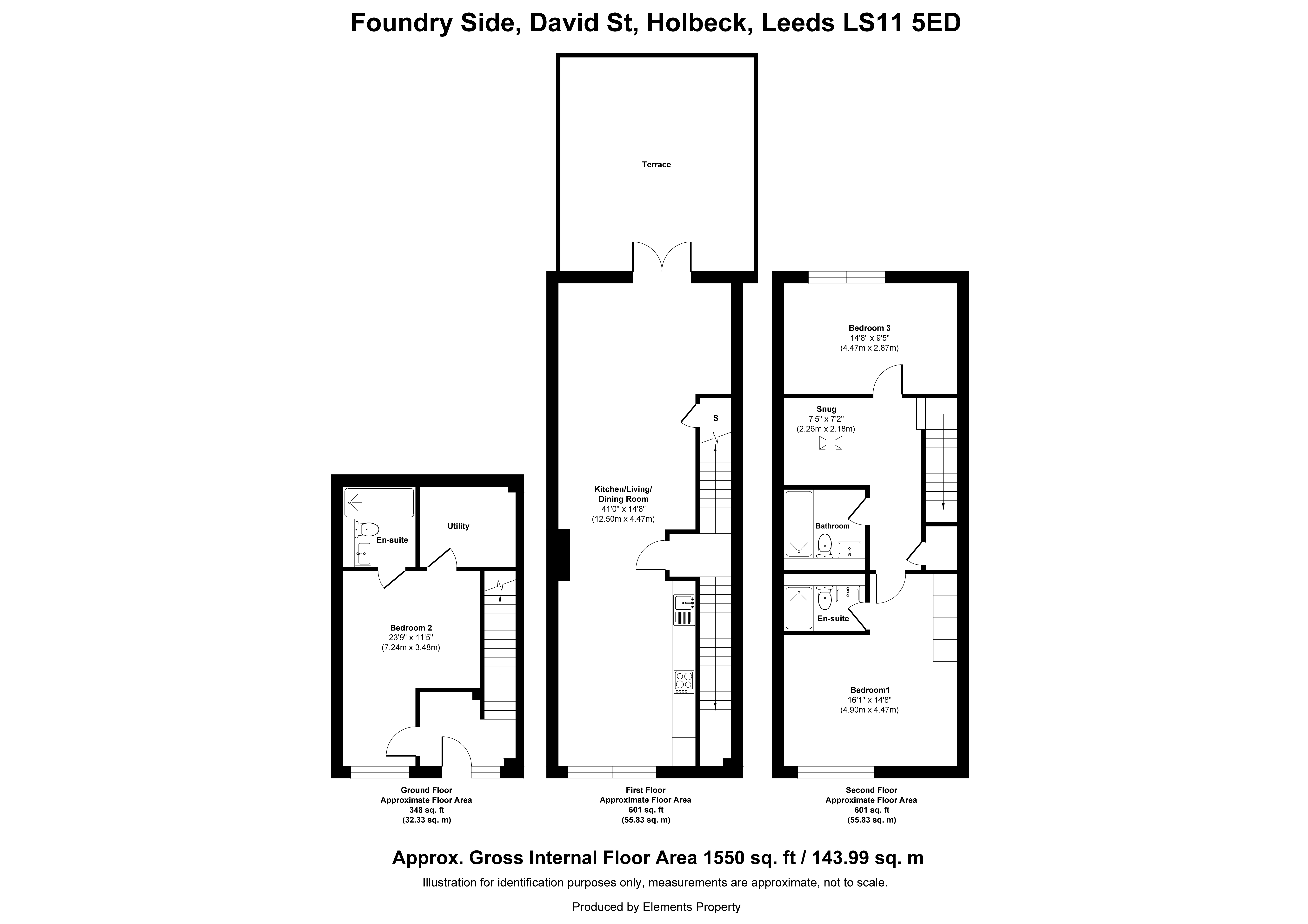 5 Foundry Side, David Street, Leeds floorplan