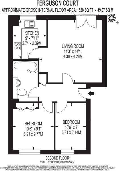 2 Bedrooms Flat for sale in Ferguson Close, (Tower Hamlets), London, Greater London E14