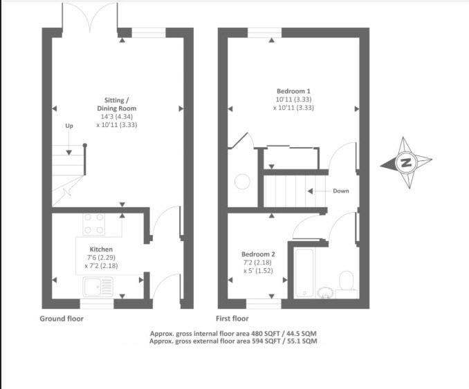 4, Tristram Court, Hereford floorplan