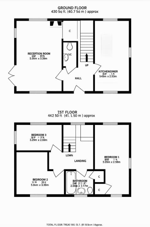 1, Nursery Place, Bungay floorplan
