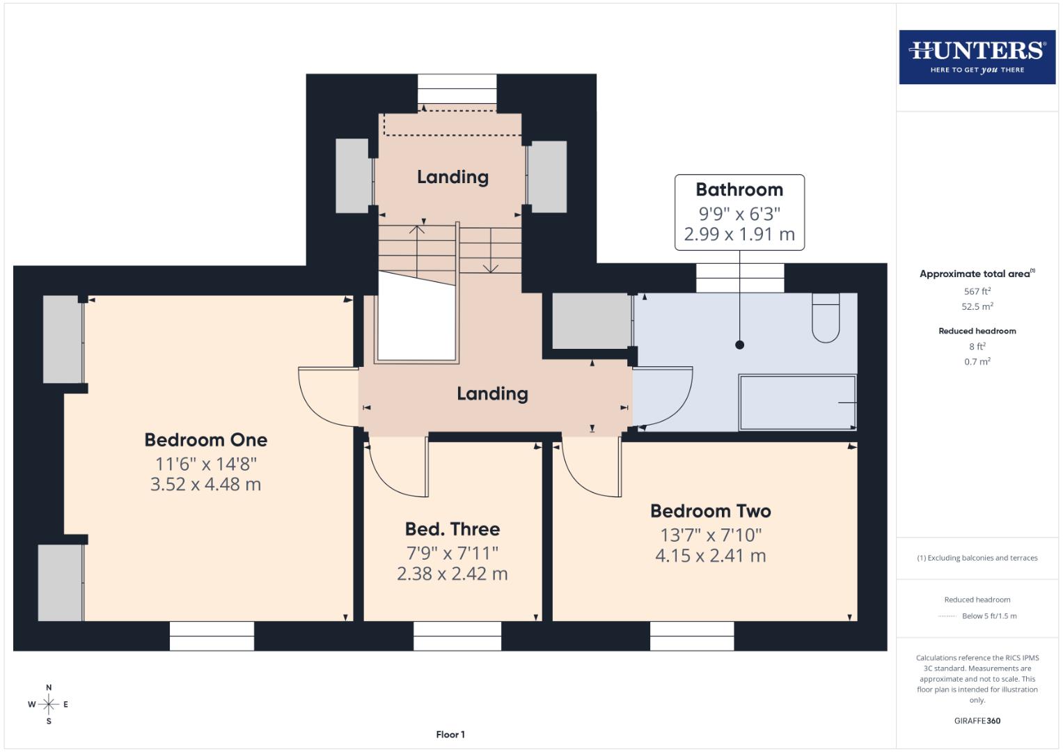 Merrilies Cottage, Brampton floorplan