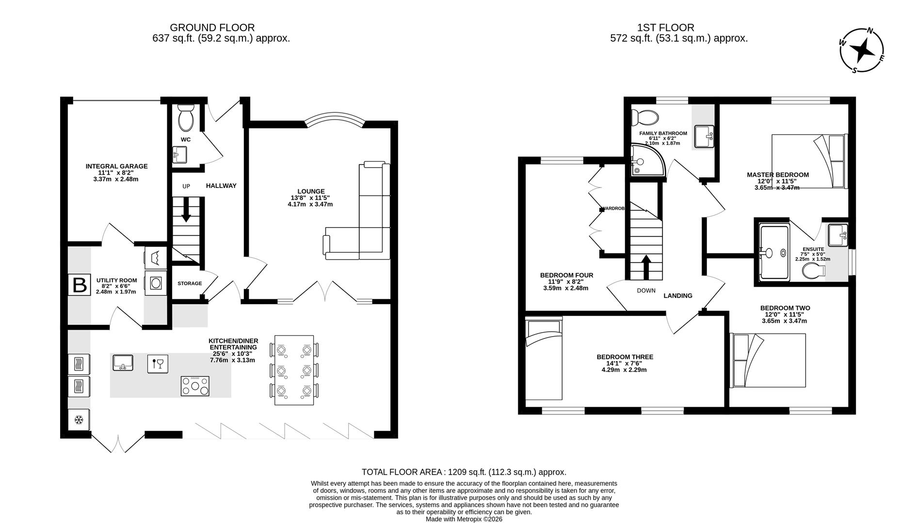 3, Hedgerows Road, Leyland floorplan