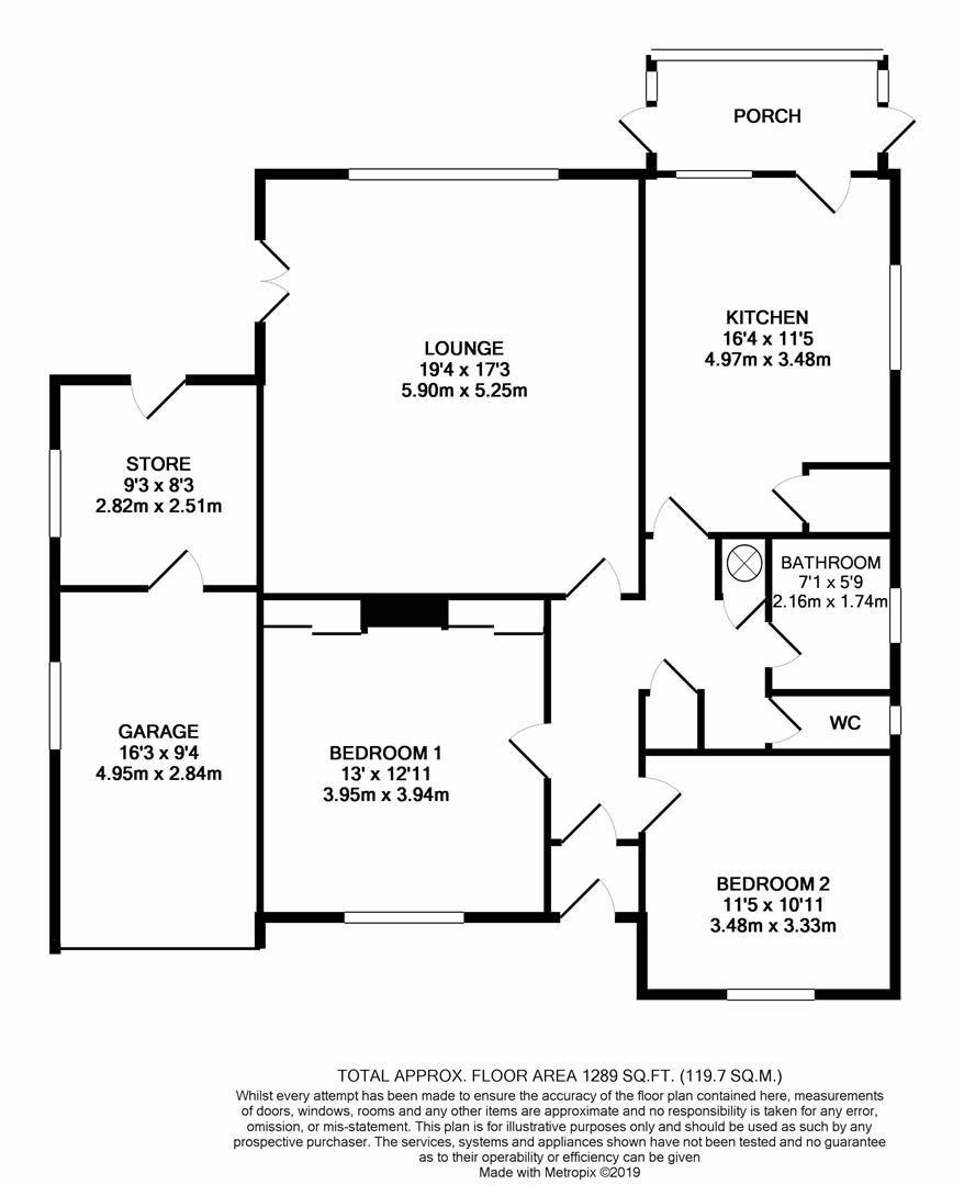 2 Bedrooms Detached bungalow for sale in Wises Lane, Borden, Sittingbourne ME9