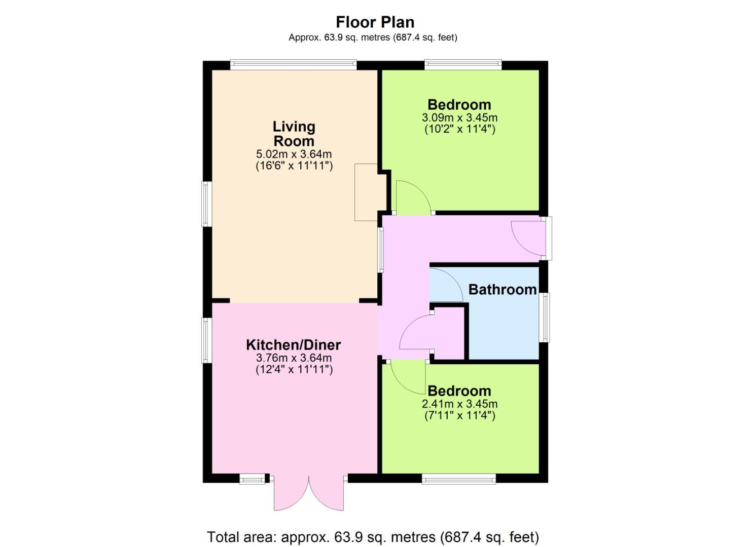 Steepdown Road, Sompting, Lancing floorplan