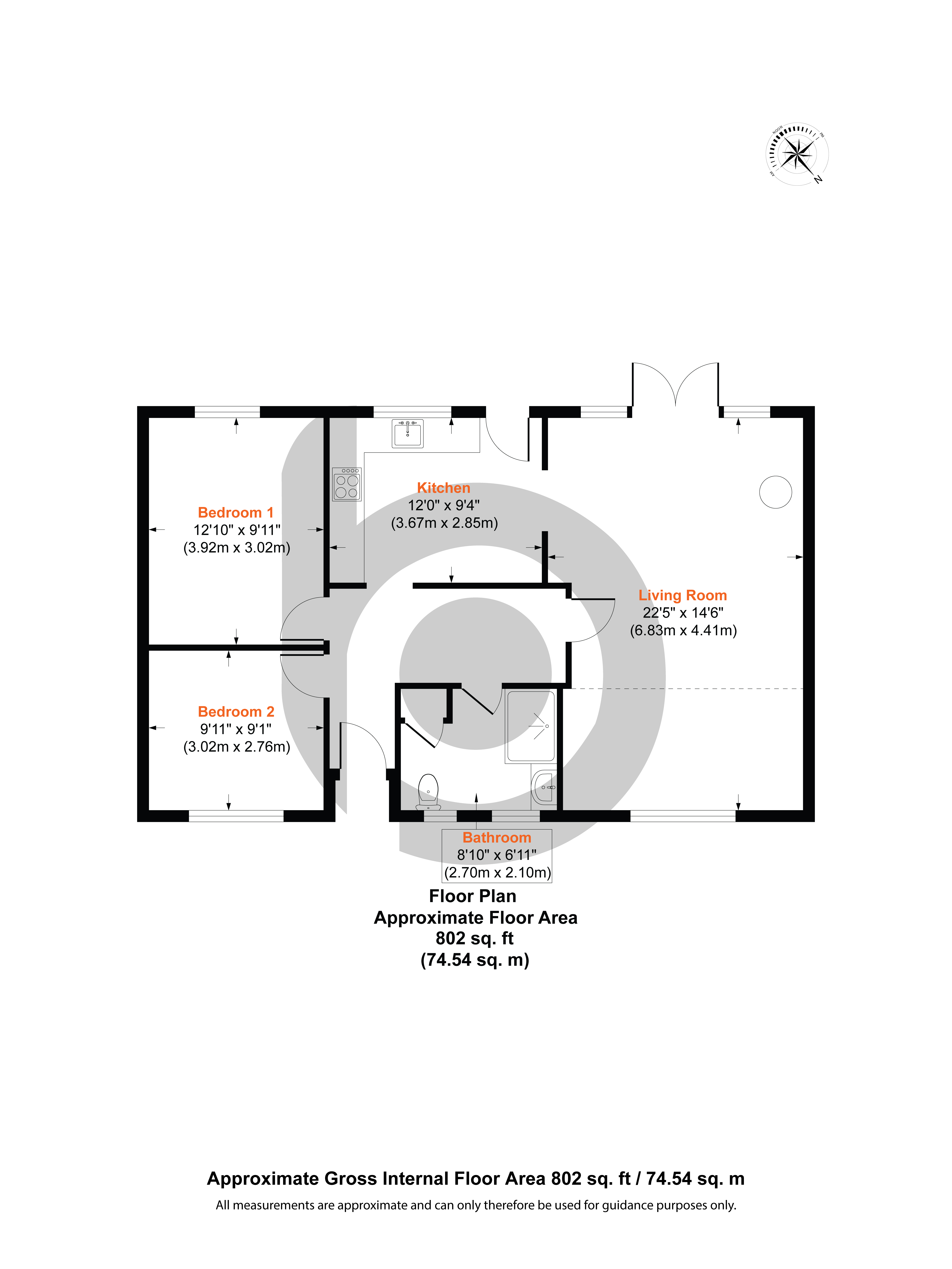 The Lookout, 12, Killicks Hill, Portland floorplan