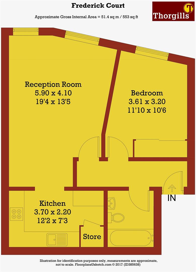 1 Bedrooms Flat to rent in Frederick Court, Fulham High Street, Fulham SW6