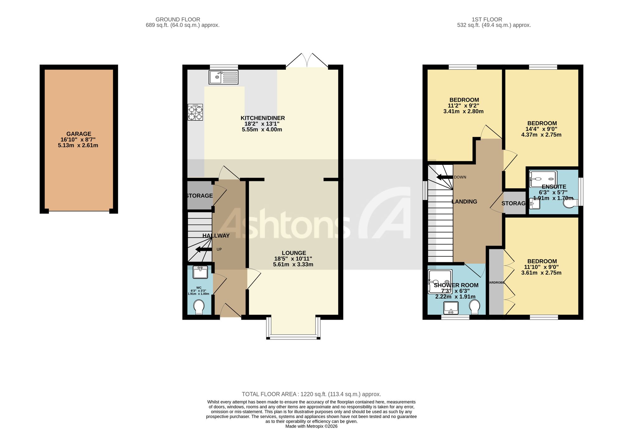 10 Doulton Close, Warrington floorplan