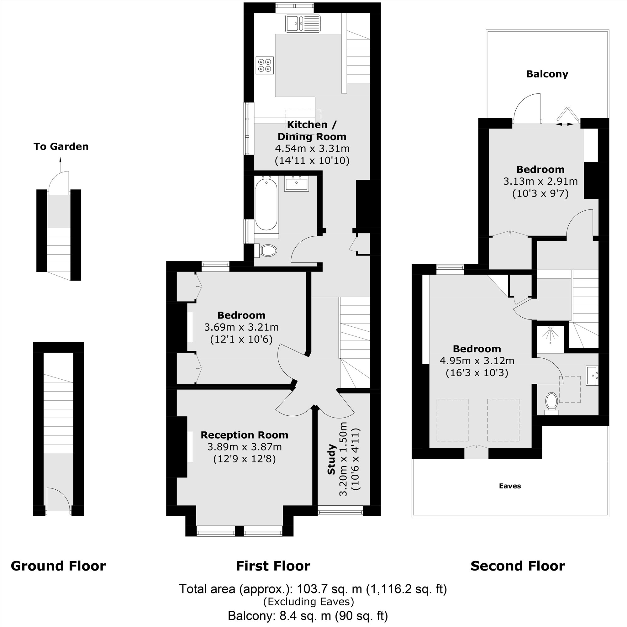 24A, Penwith Road, London floorplan