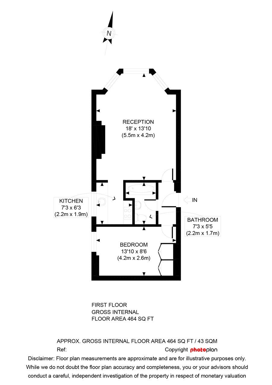 1 Bedrooms Flat to rent in Dartmouth Road, Willesden Green, London NW2