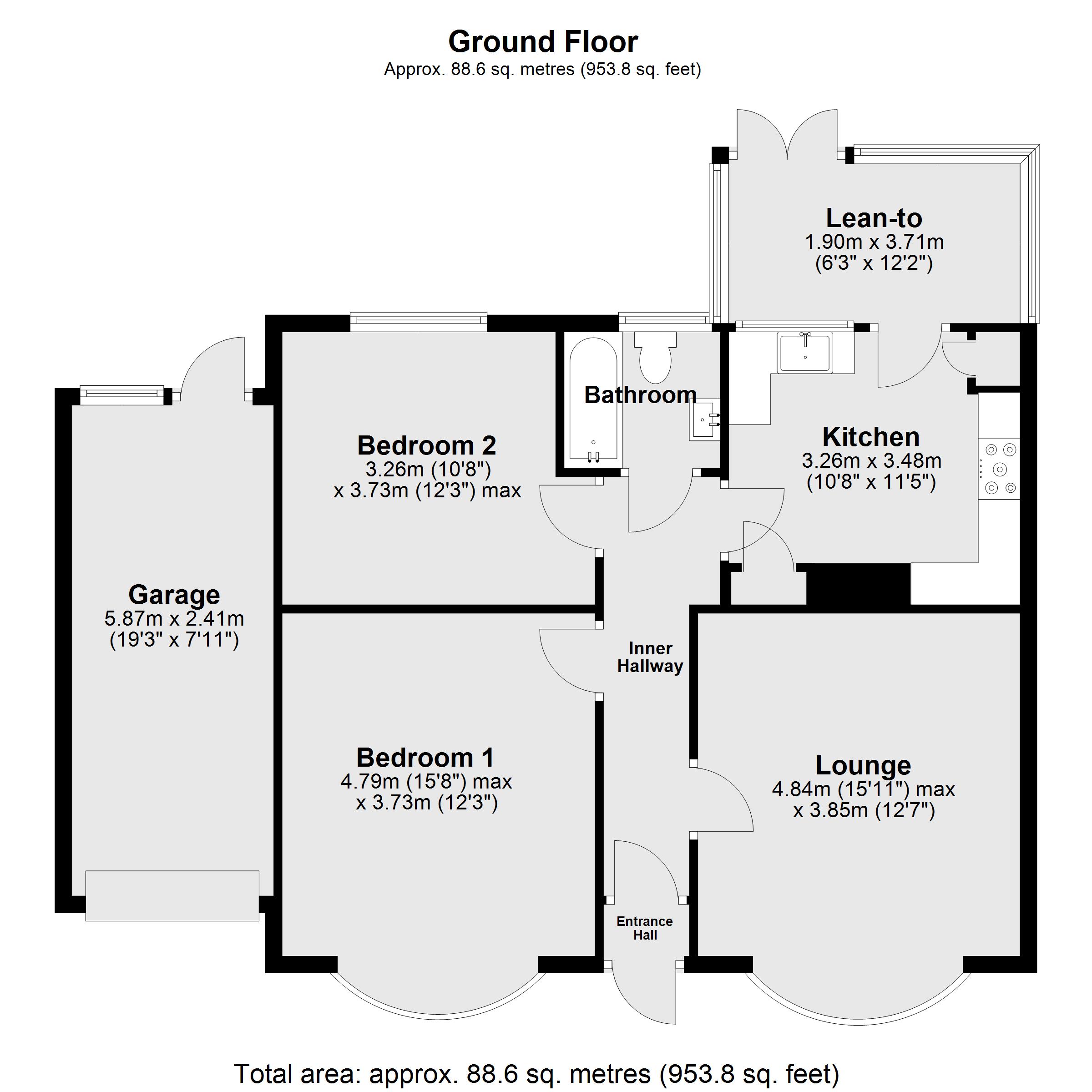 4, Fiskerton Road, Lincoln floorplan