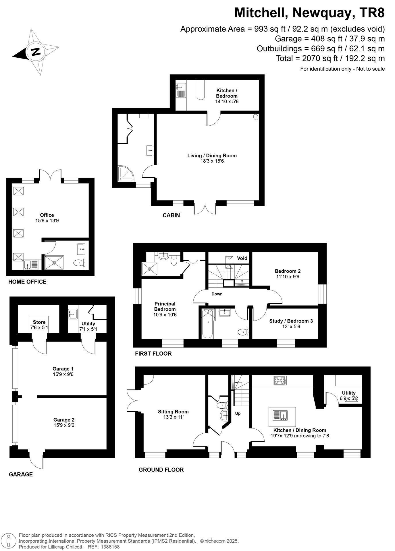 Appletree Cottage, Newquay floorplan