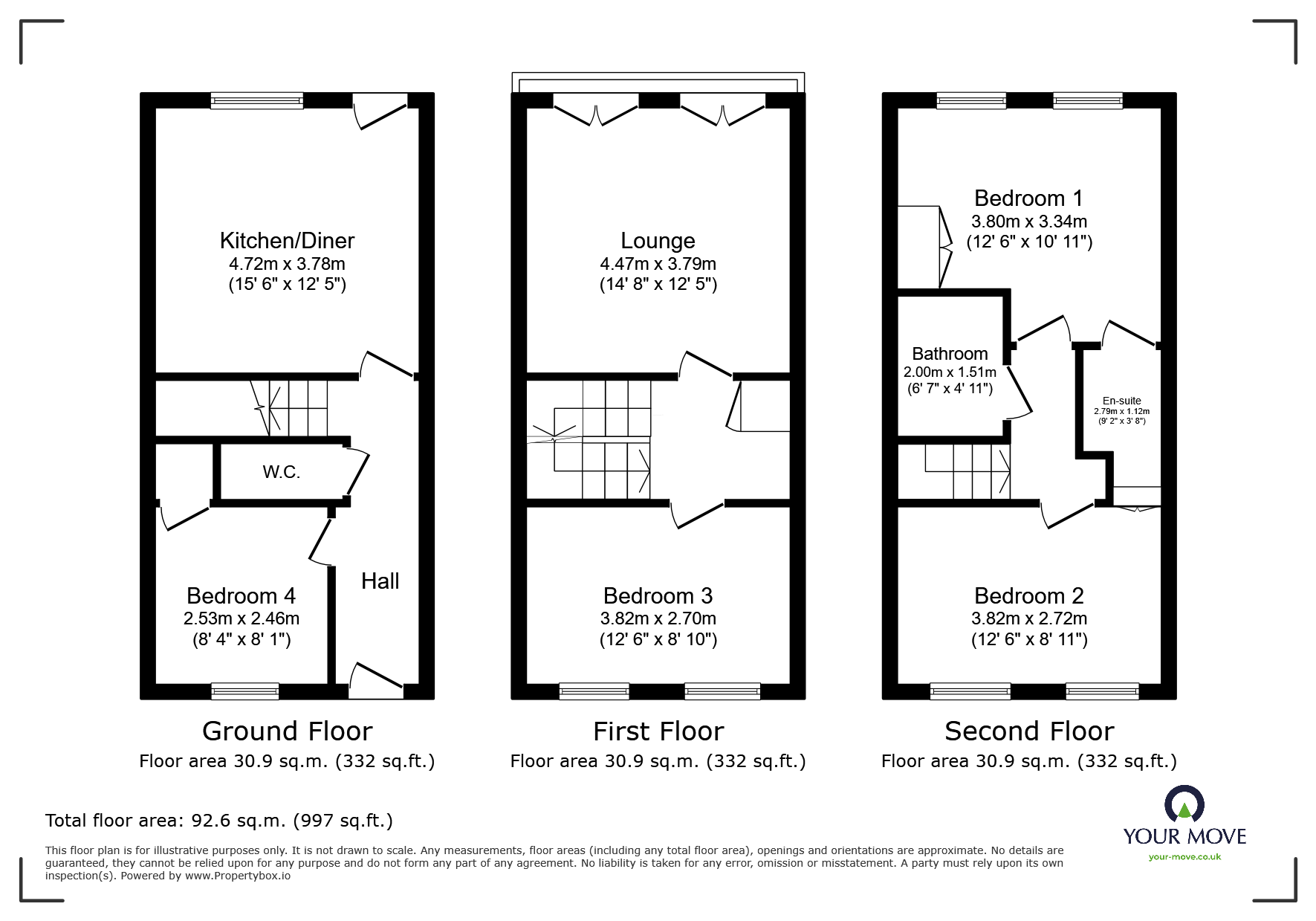 3, Spicers Court, Nottinghamshire floorplan