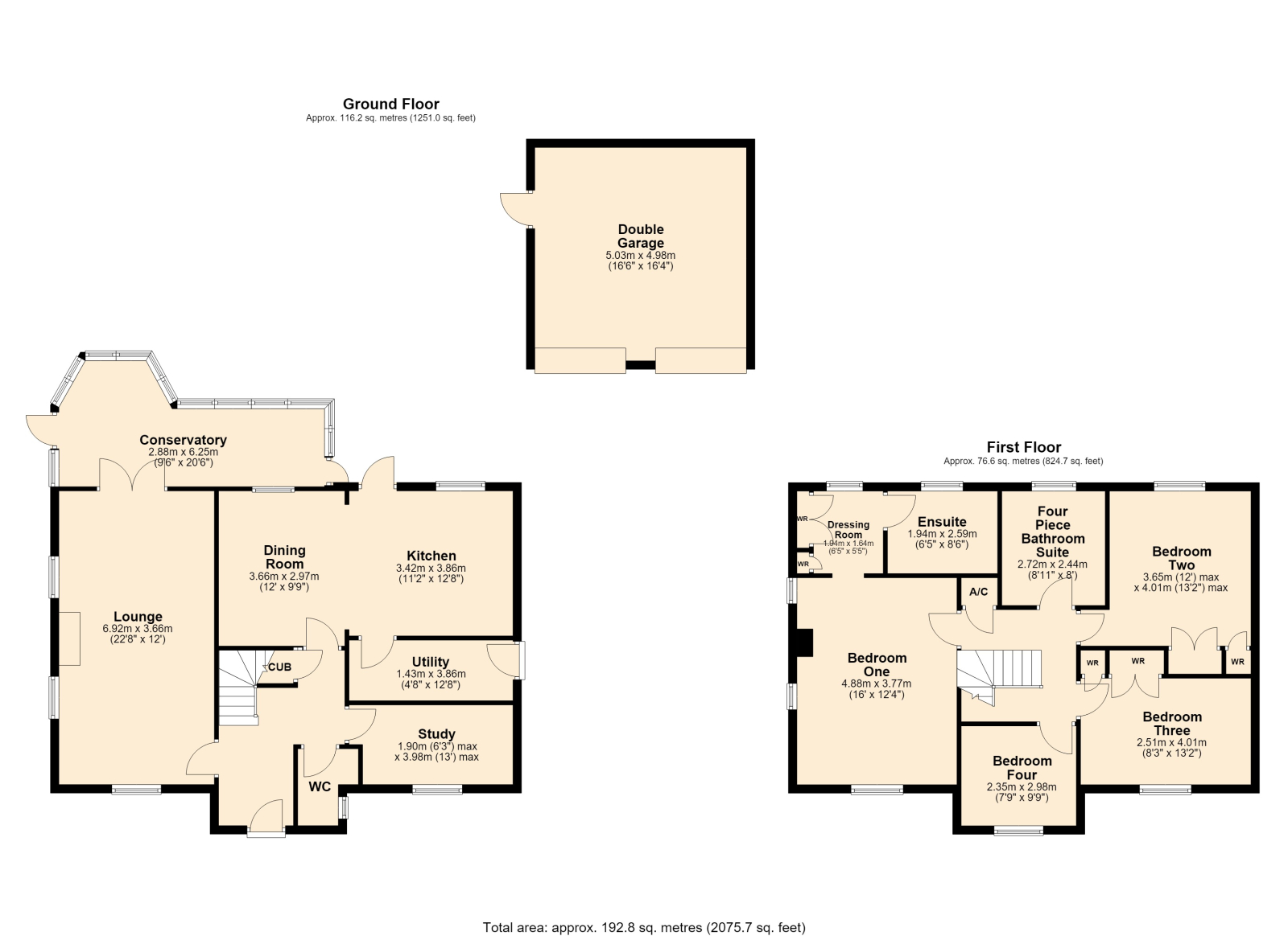 100 Cambrian Road, Walton Cardiff, Tewkesbury floorplan