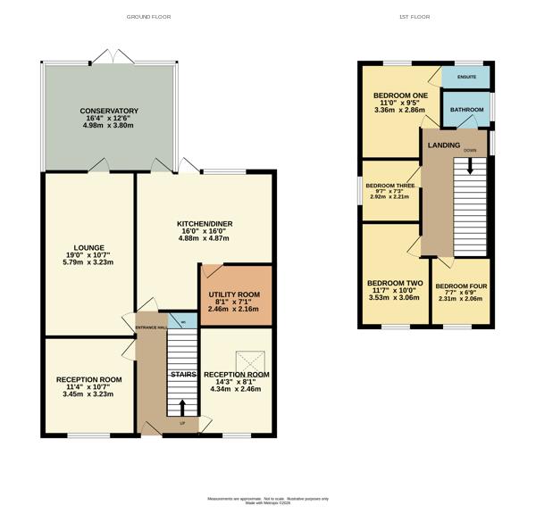 107, Meriton Road, Handforth floorplan