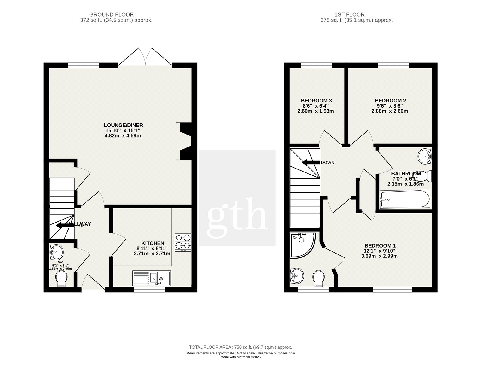 23, Canal Way, Somerset floorplan